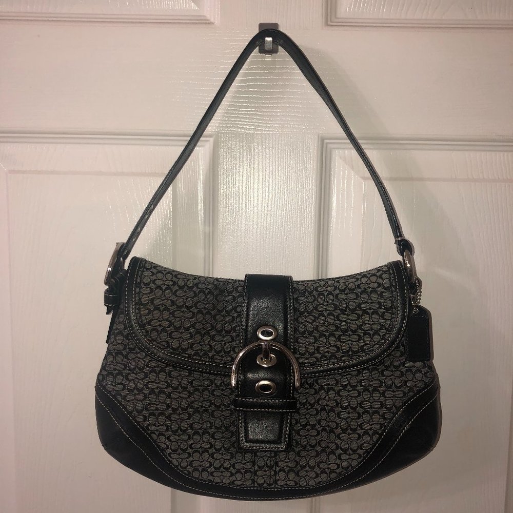 Coach Monogram Canvas/Leather Bag